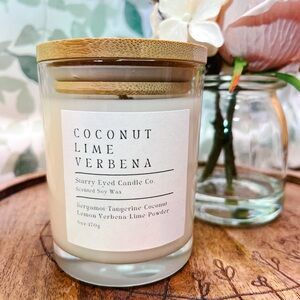 Coconut Lime Verbena Premium Soy Candle